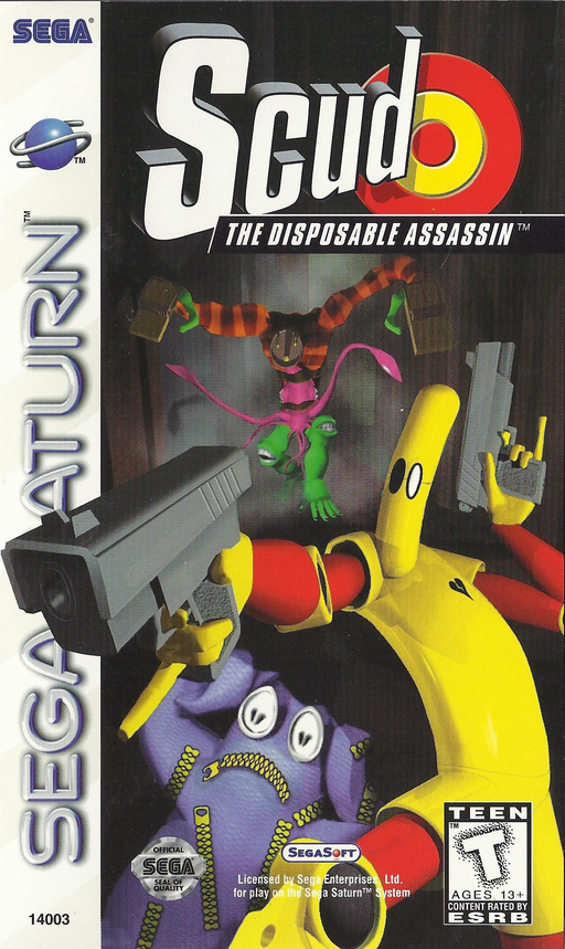 Scud The Disposable Assassin box art for Sega Saturn